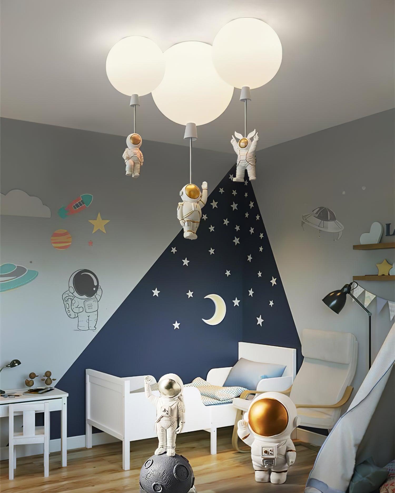 Frosted Balloon Ceiling Light