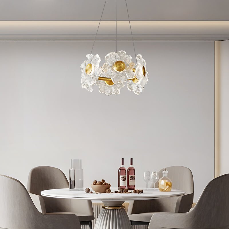 Flora Glass Chandelier