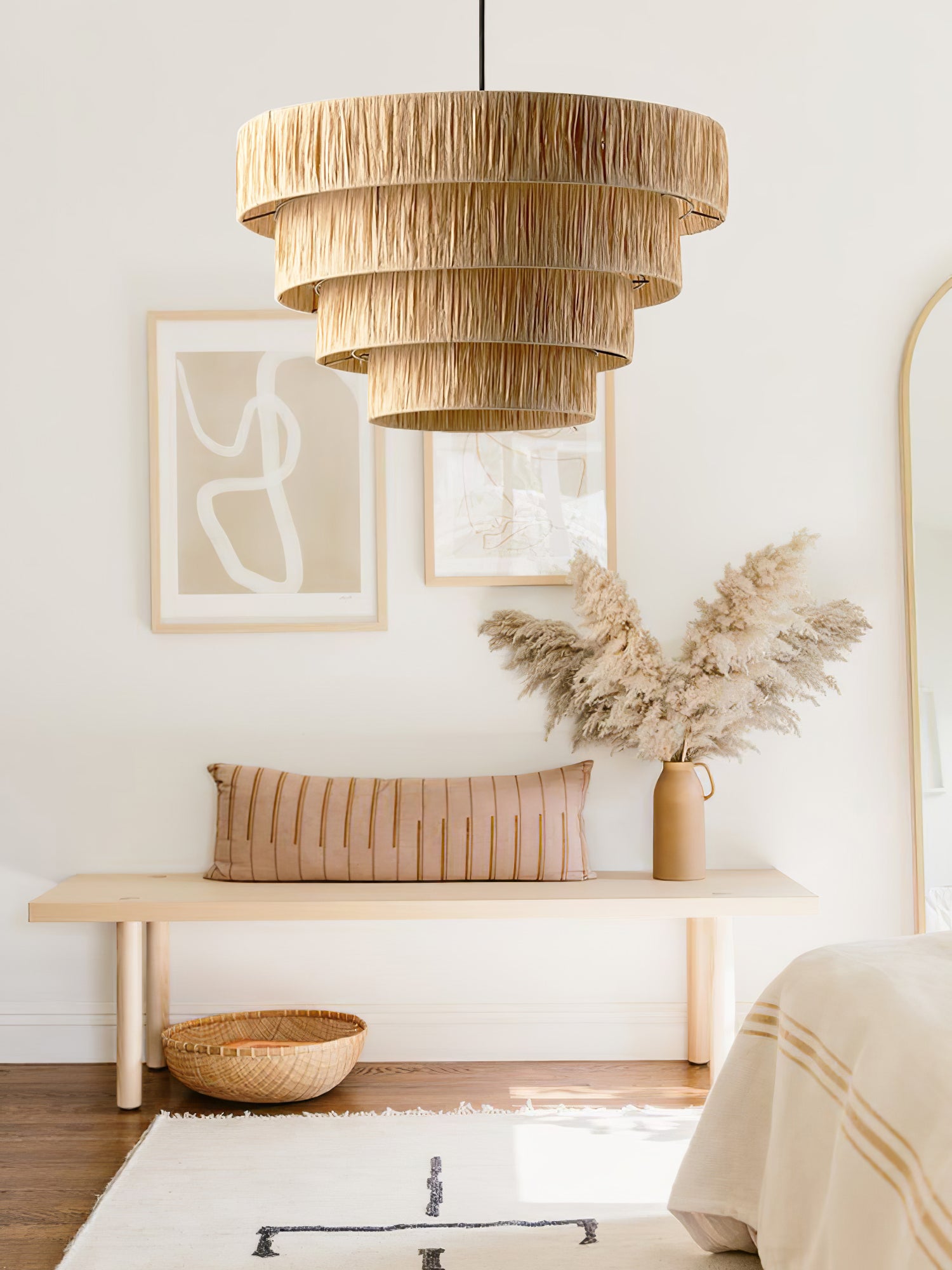 Straw Art Pendant Light