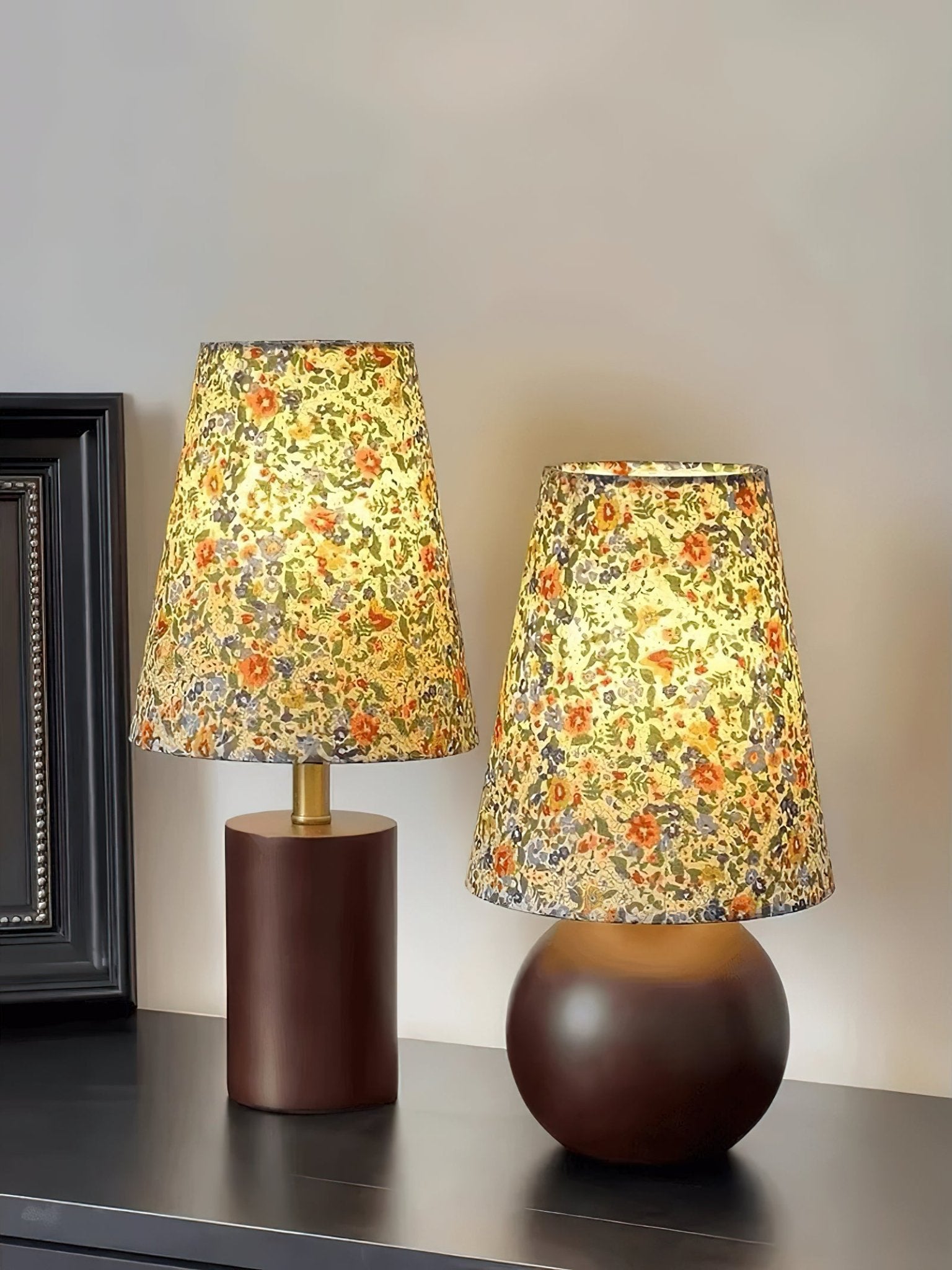 Elara Floral Glow Table Lamp