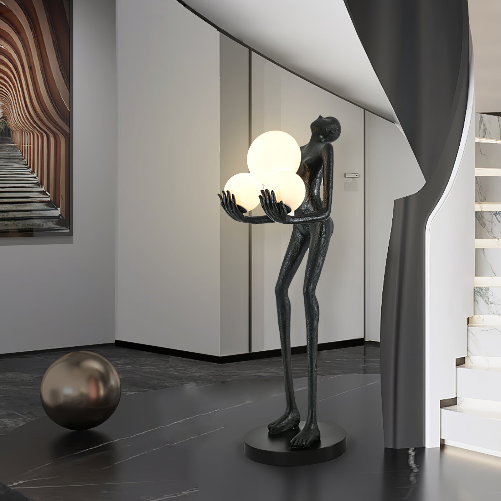 Moonlit Guardian Floor Lamp