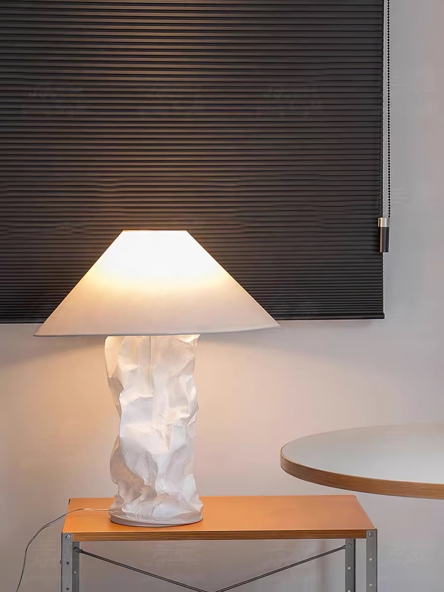 Crinkle Paper Table Lamp