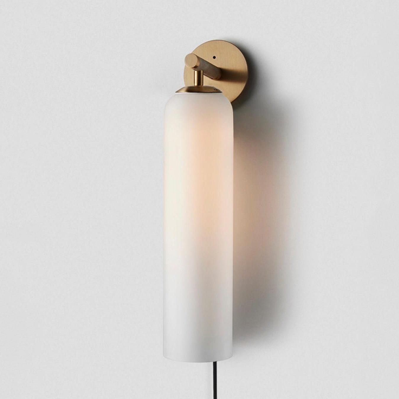 Art Glass Plug-In Sconce