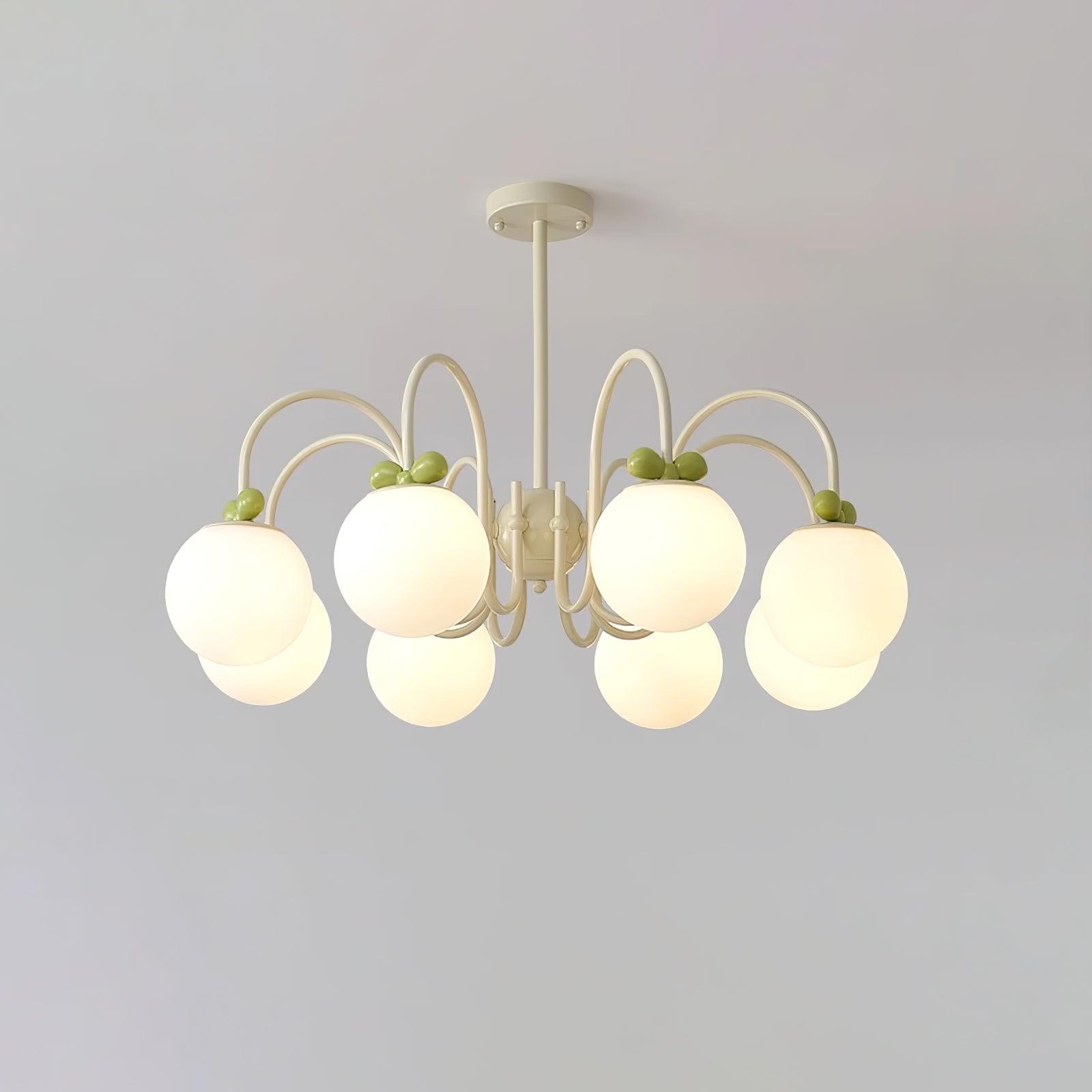 Cream Cherry Chandelier