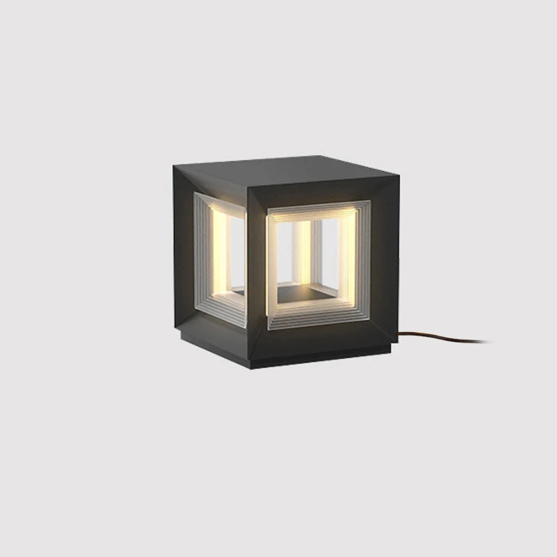 Light Cube Outdoor Post Light