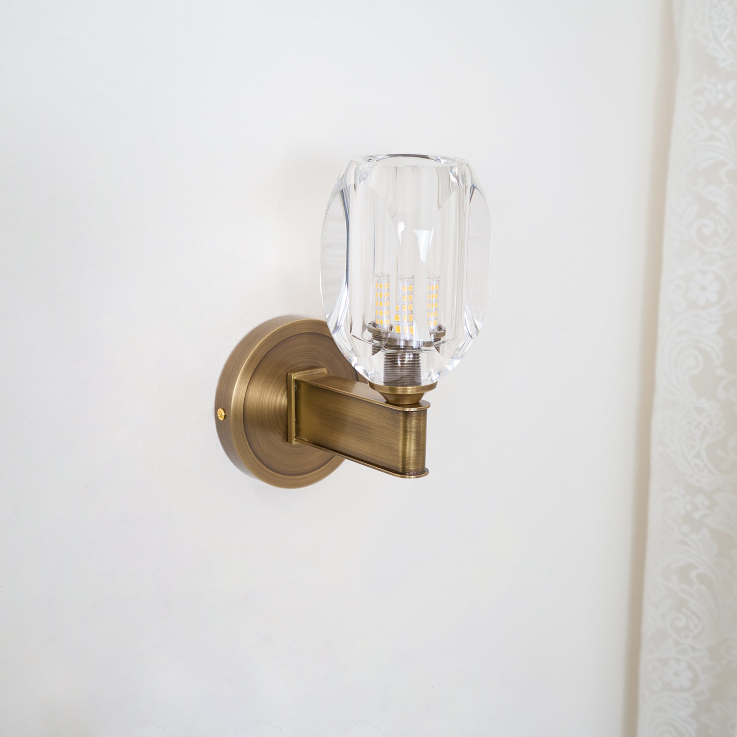 Diamond Crystal Sconce