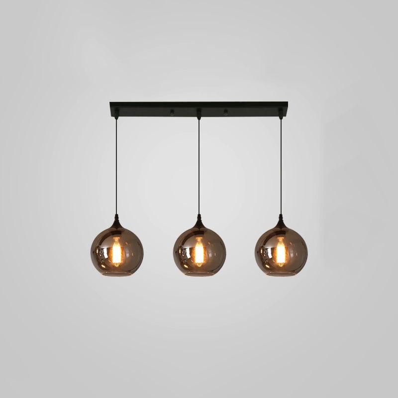 Bottle Glass Pendant Light