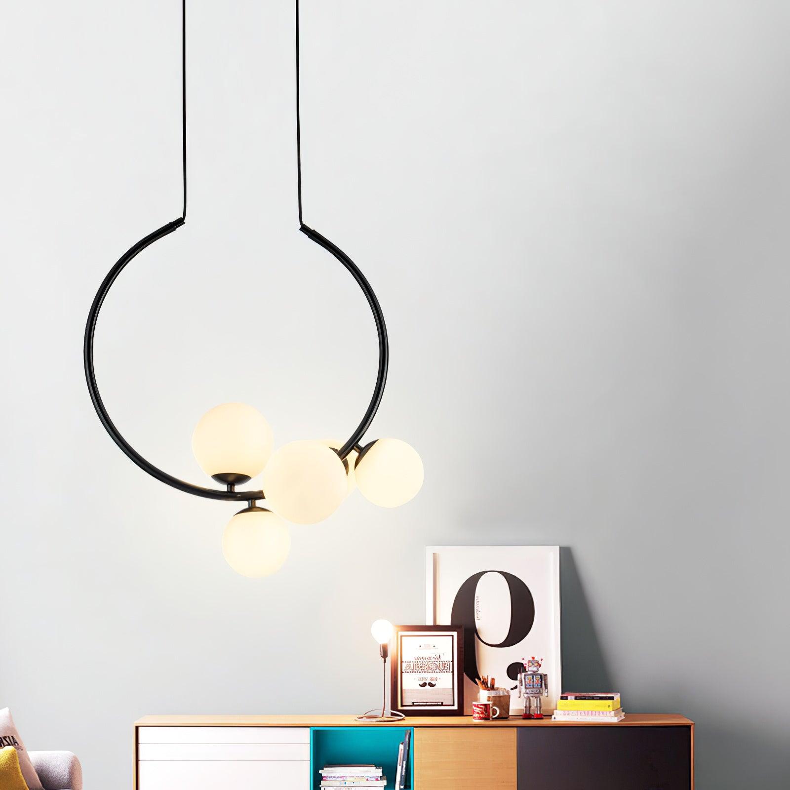 Glass Bubble Pendant Light