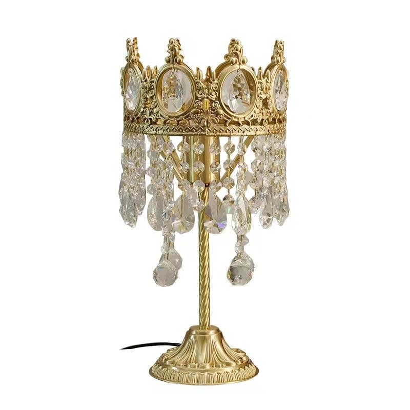 Vintage Crystal Table Light