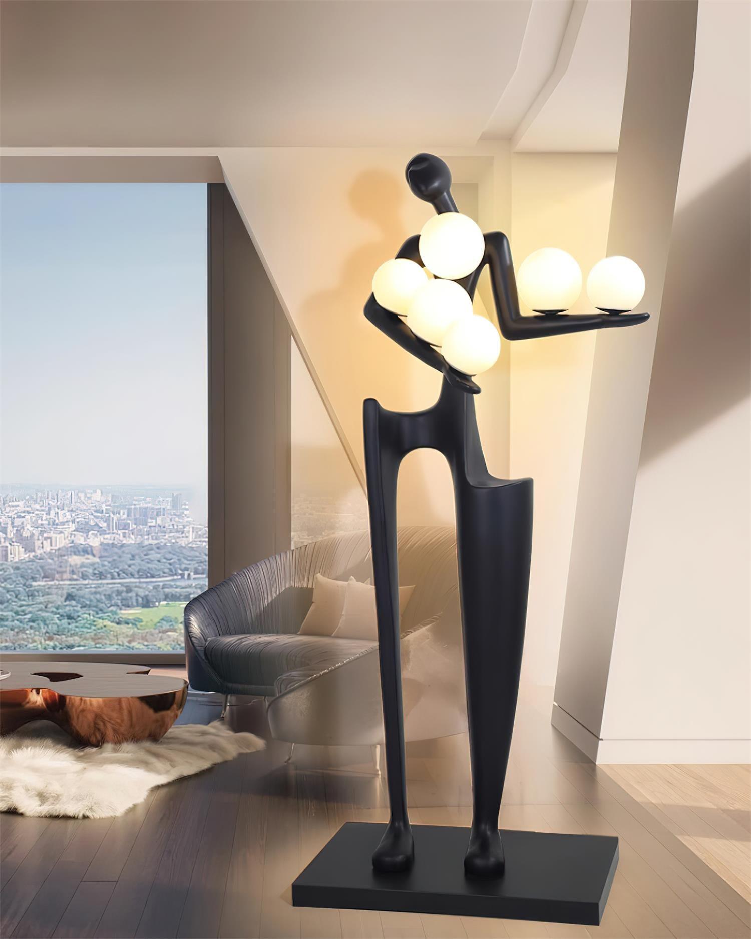 Guardian Sculpture Floor Lamp