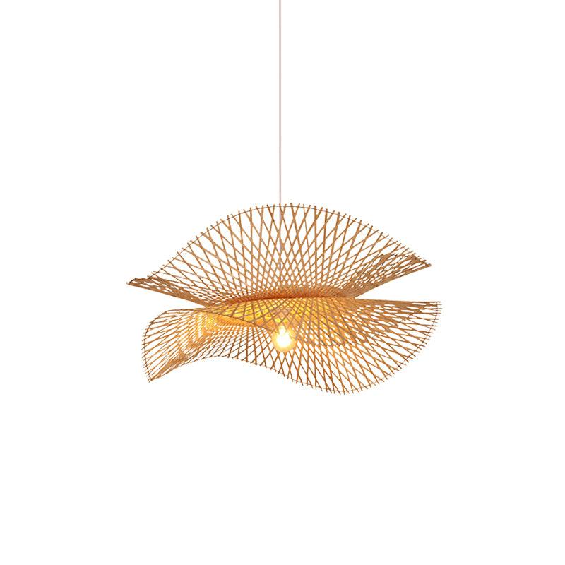 Bamboo Frame Pendant Lamp