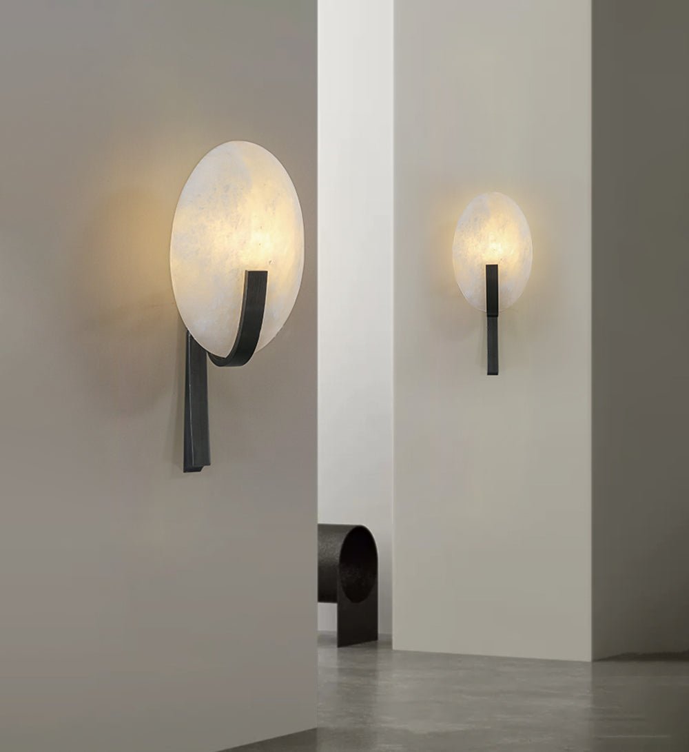 Alice Alabaster Plug-in Wall Lamp