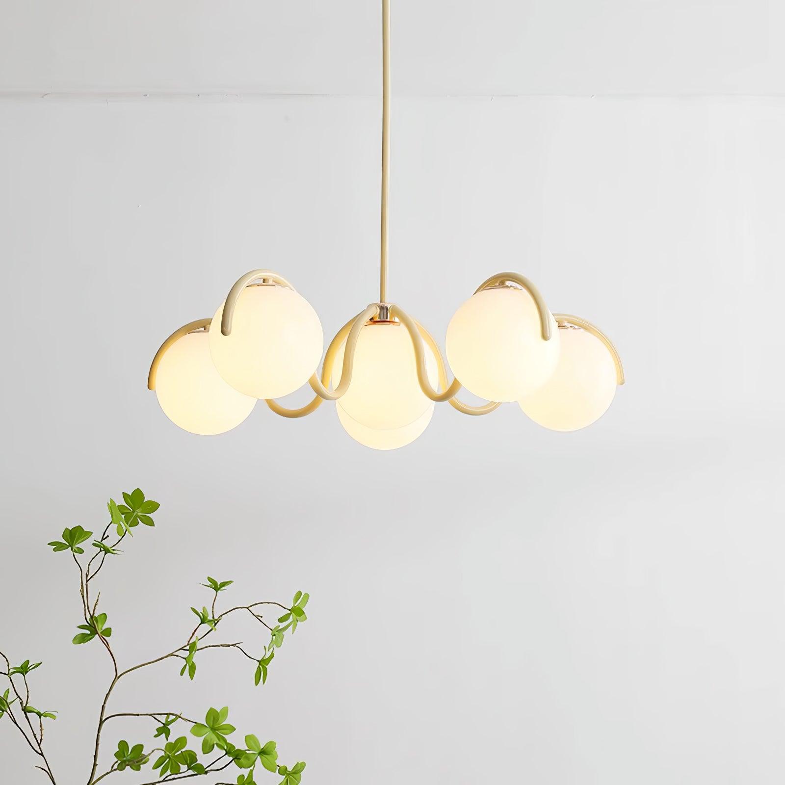 Reedway Curve Linear Chandelier