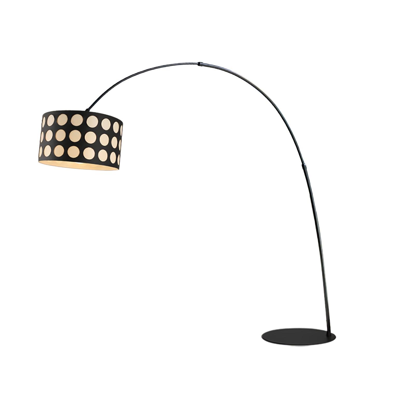 Polka Arc Fabric Floor Lamp