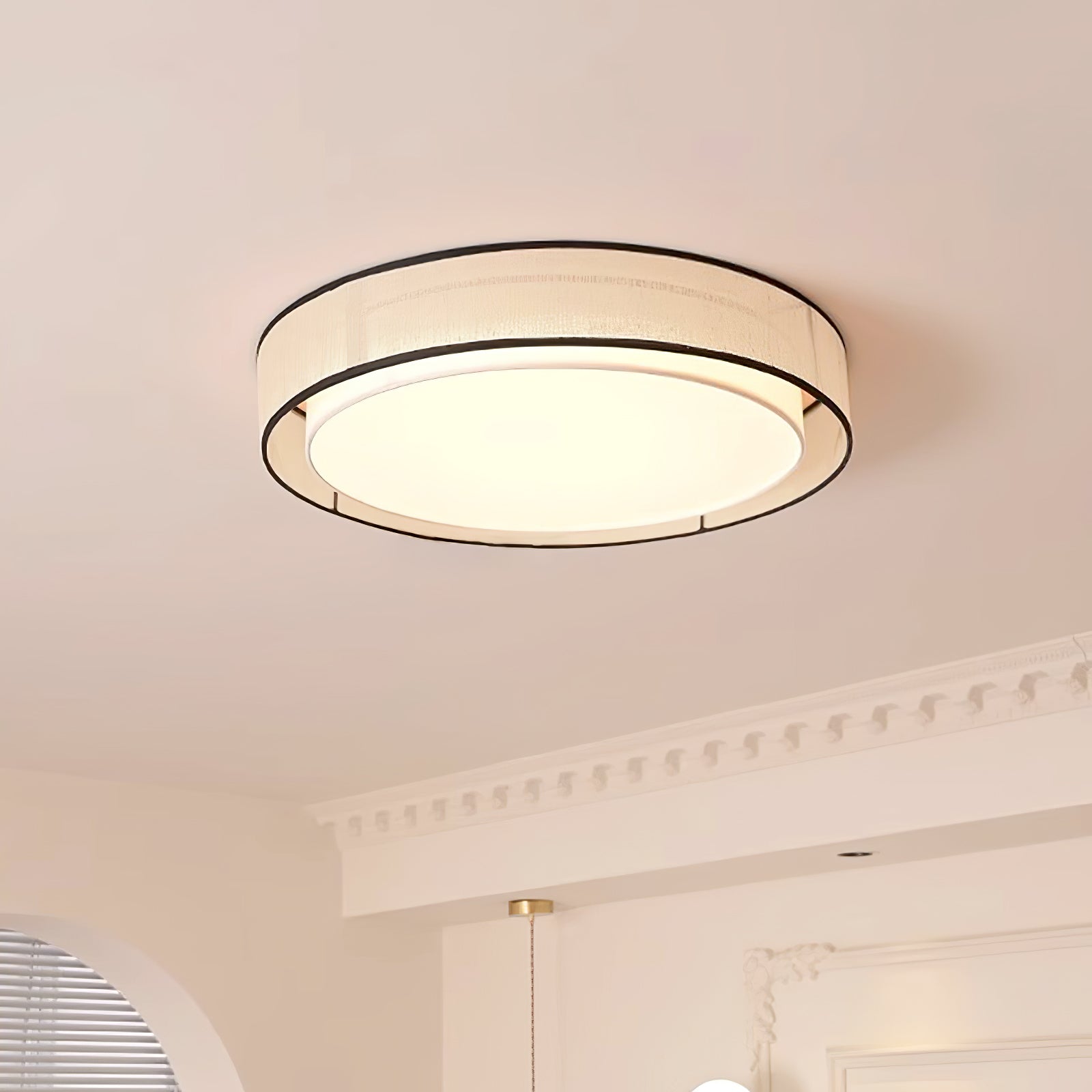 Drum Rould Ceiling Lamp