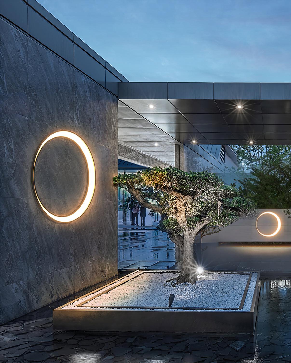 Moon Outdoor Wall Lamp