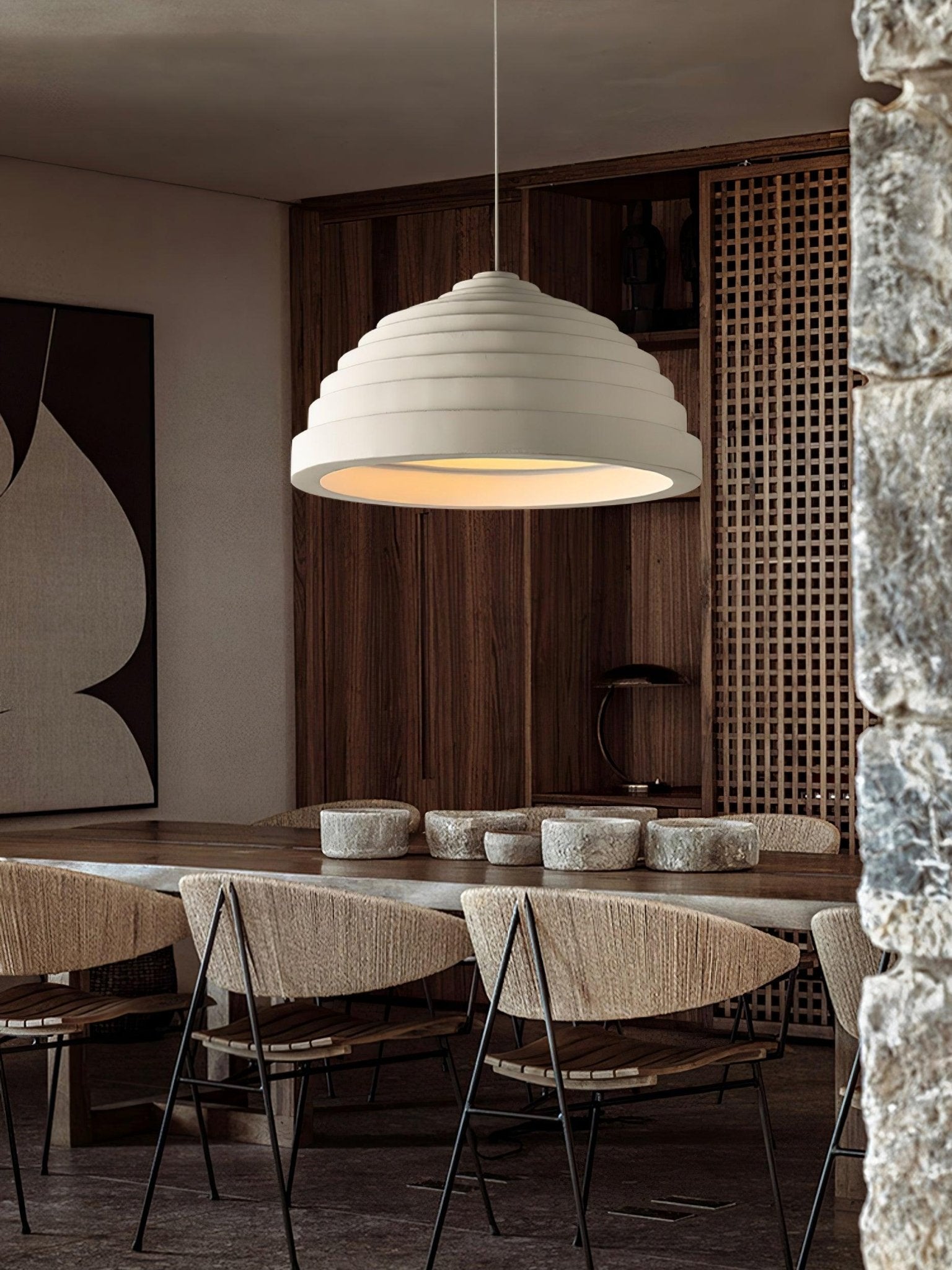 Rice Field Acoustic Pendant Lamp