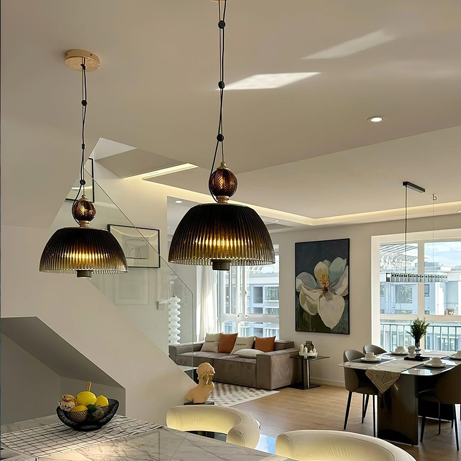 Glass Bowl Pendant Lamp