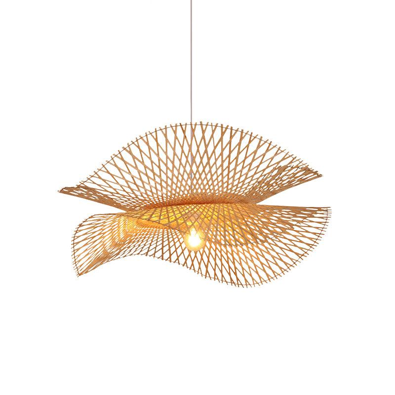 Bamboo Frame Pendant Lamp