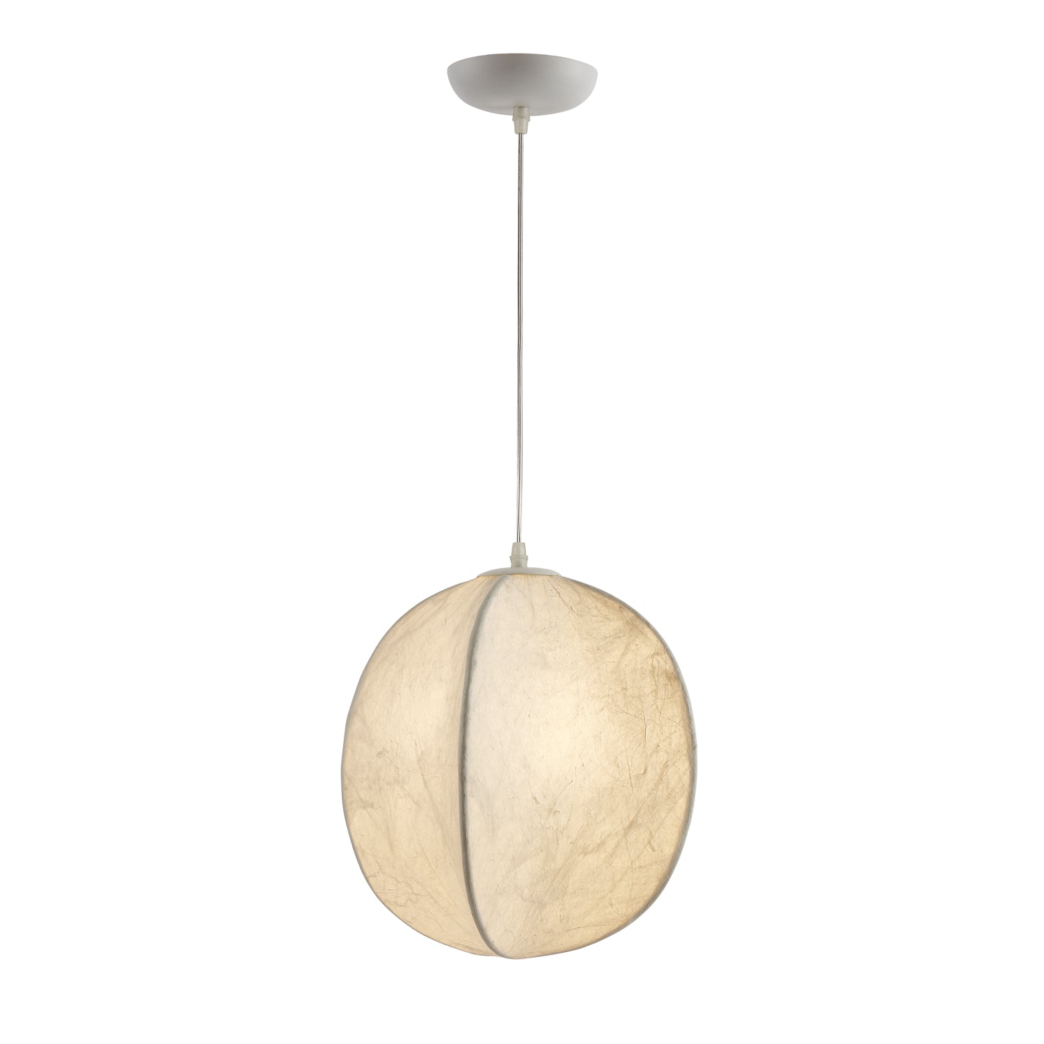 Lilian Silk Sphere Pendant Lamp