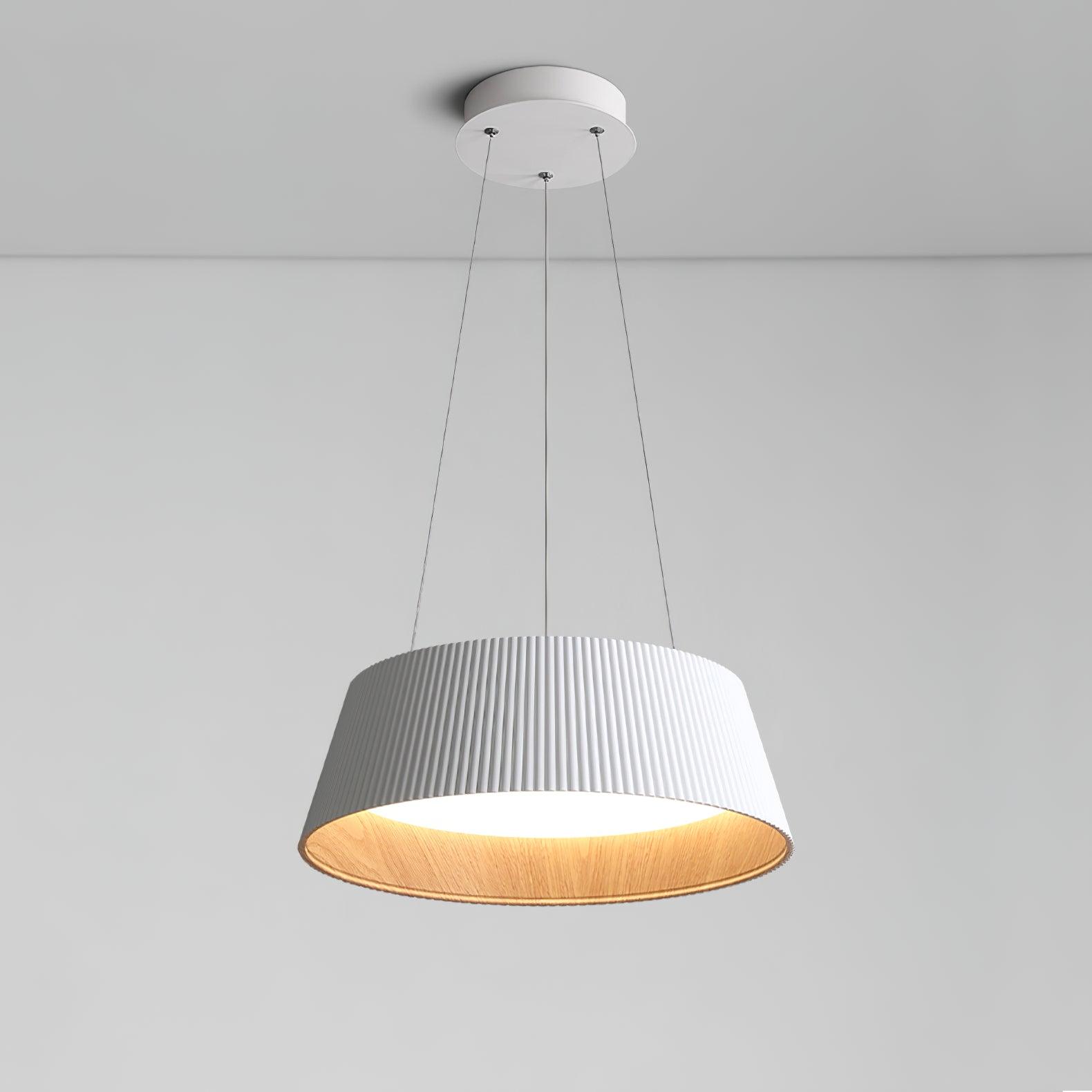 Modern Ribbed Pendant Light