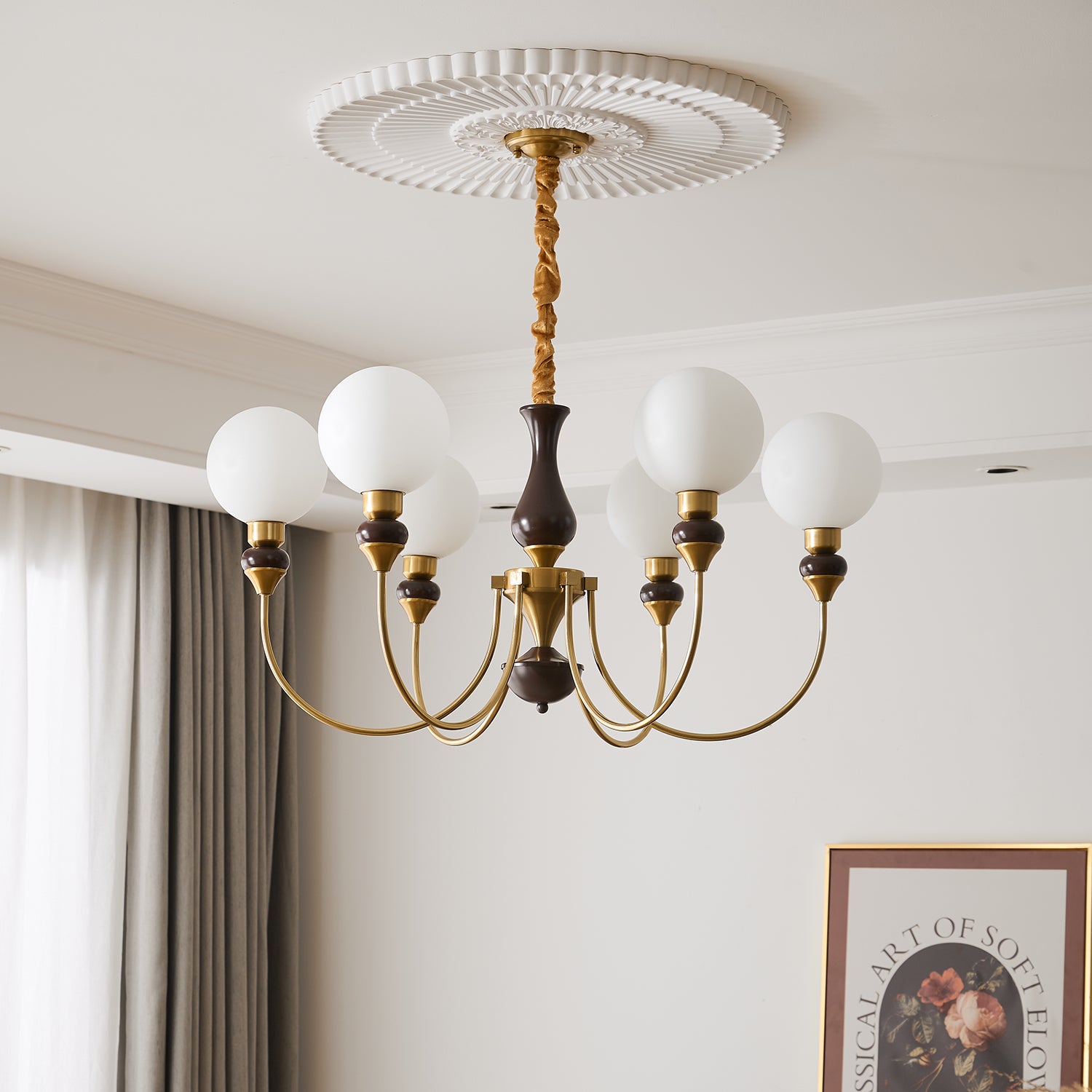 Helena Curve Chandelier