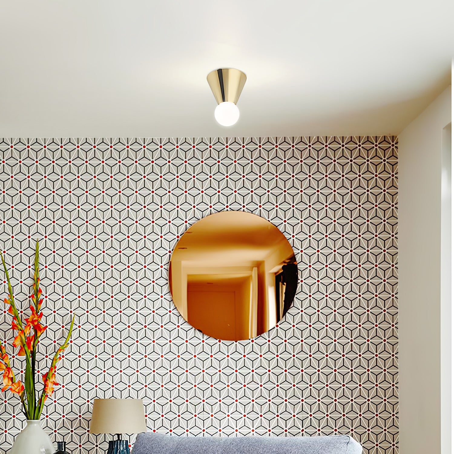 Conical Ceiling Lamp