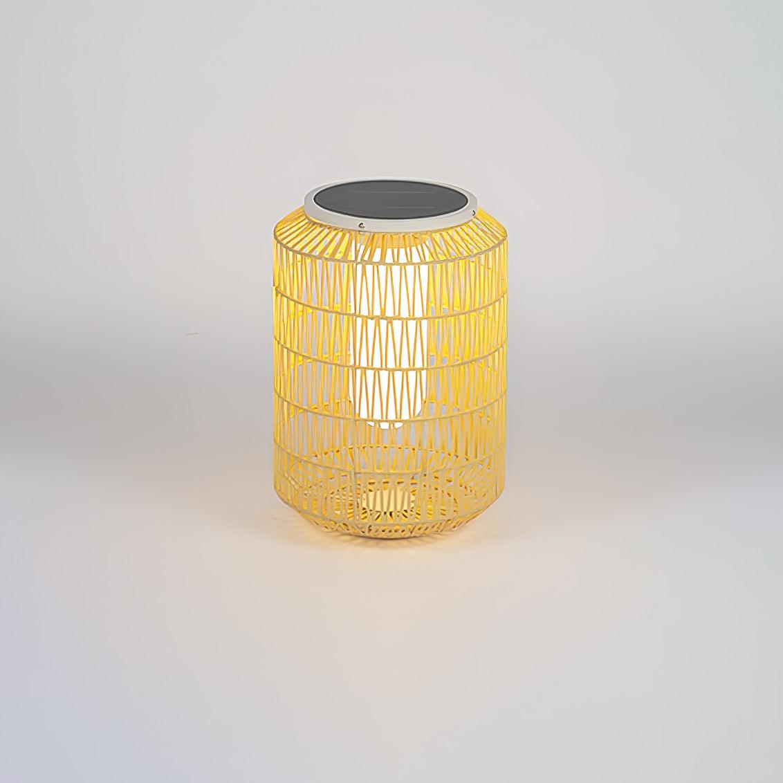 Woven Rattan Outdoor Lamp