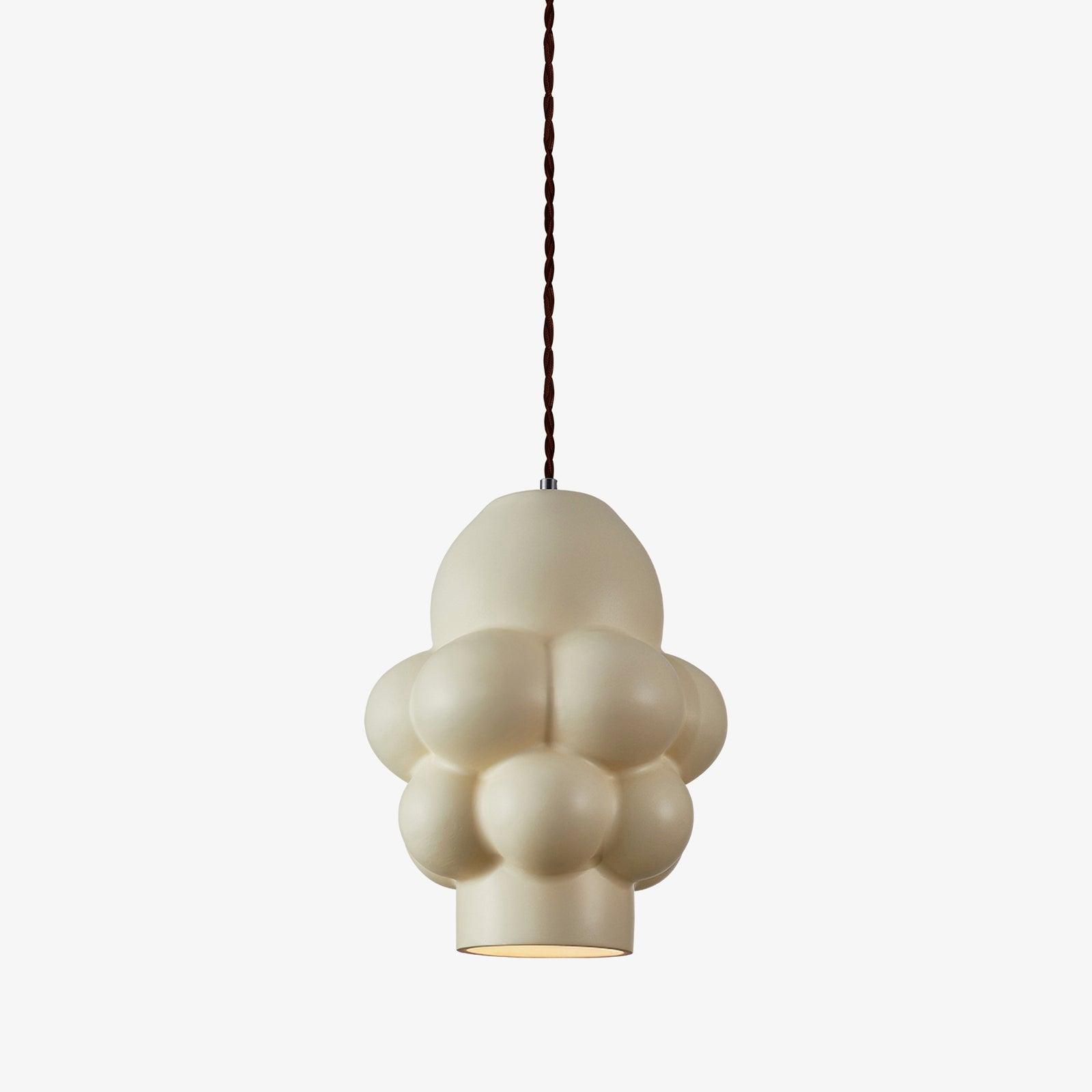 Resin Cream Pendant Lamp