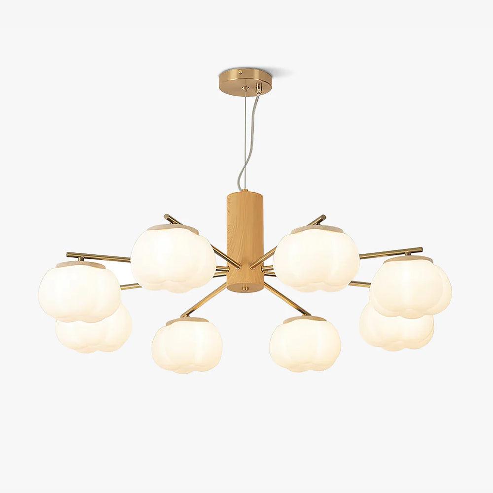 Cotton Balls Chandelier