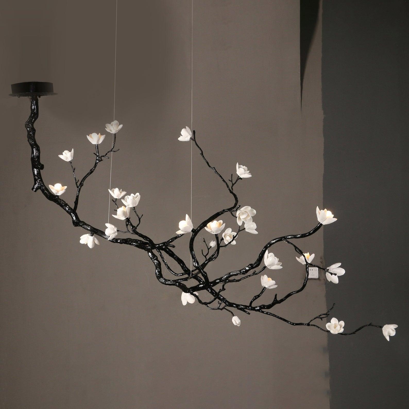 Ceramic Flower Chandelier