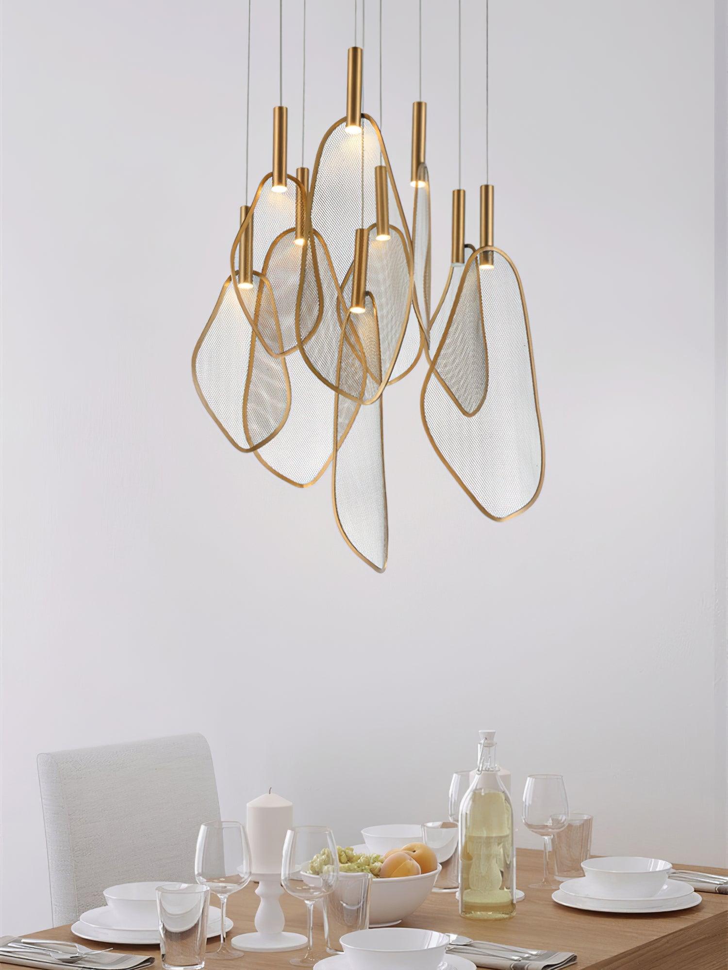 Fan Shape Pendant Light