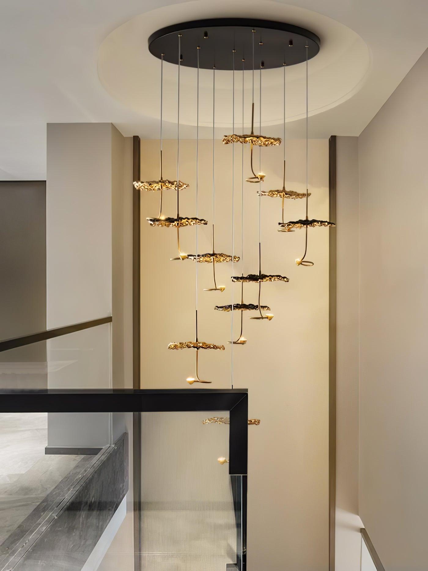 Brass Aviary Constellation Chandelier