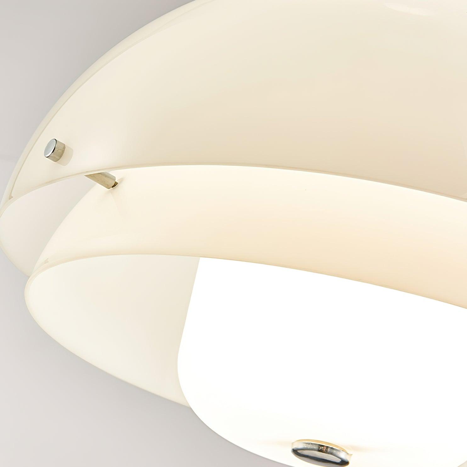 Milk White Layer Pendant Lamp