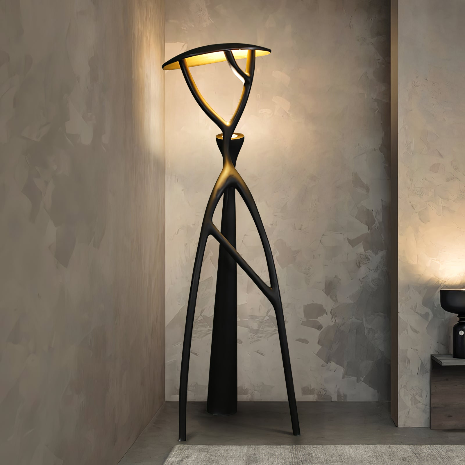 Gothic Tree Sculpture Floor Lamp