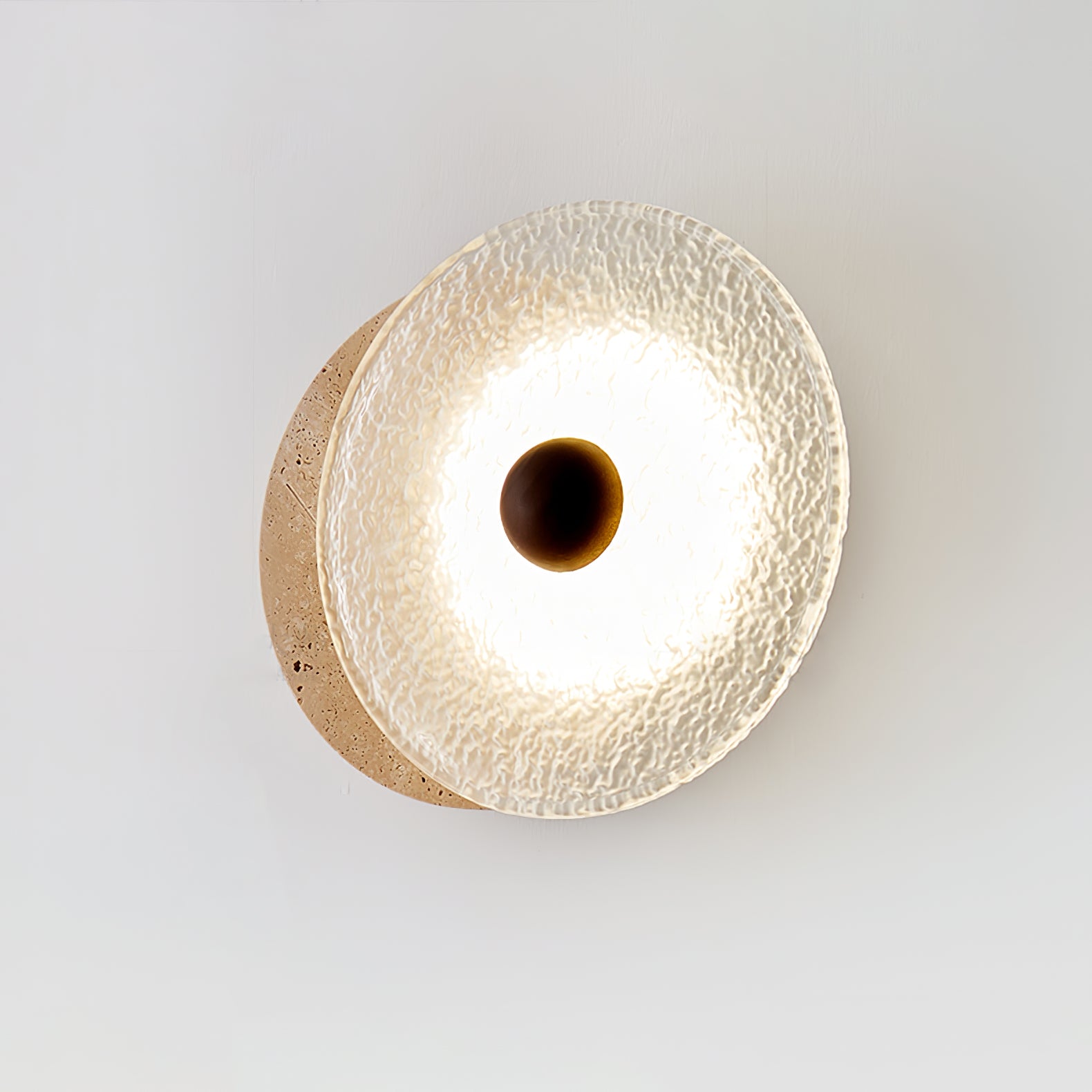 Aurora Travertine Wall Lamp