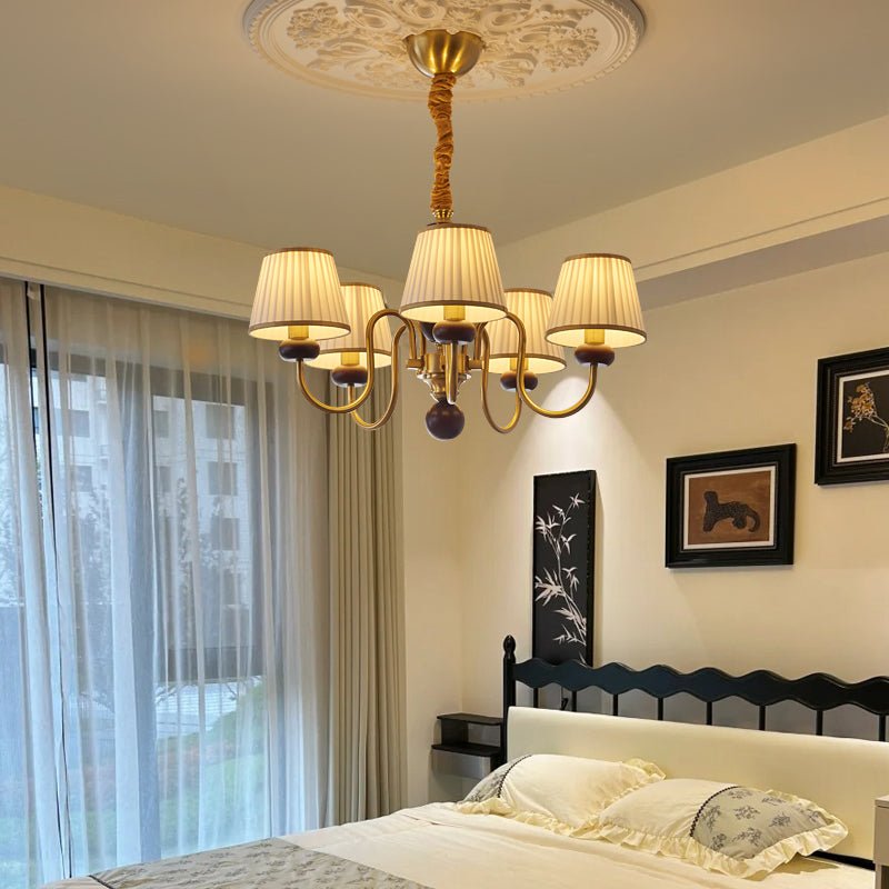 Walden Pleat Chandelier