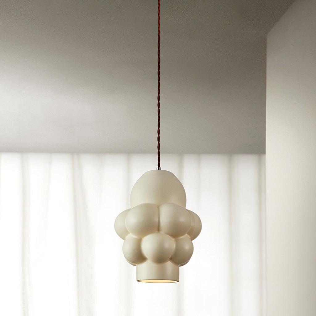 Resin Cream Pendant Lamp