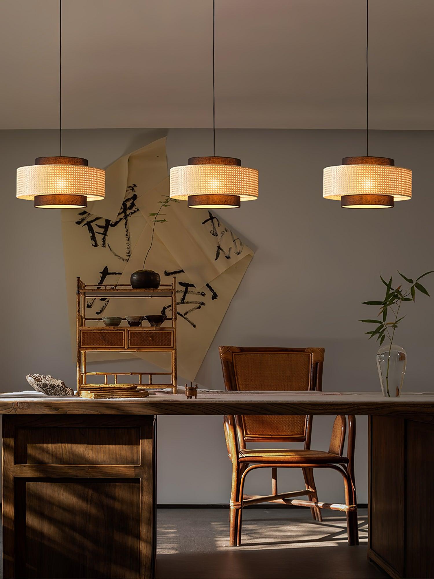 Drum Shade Pendant Light