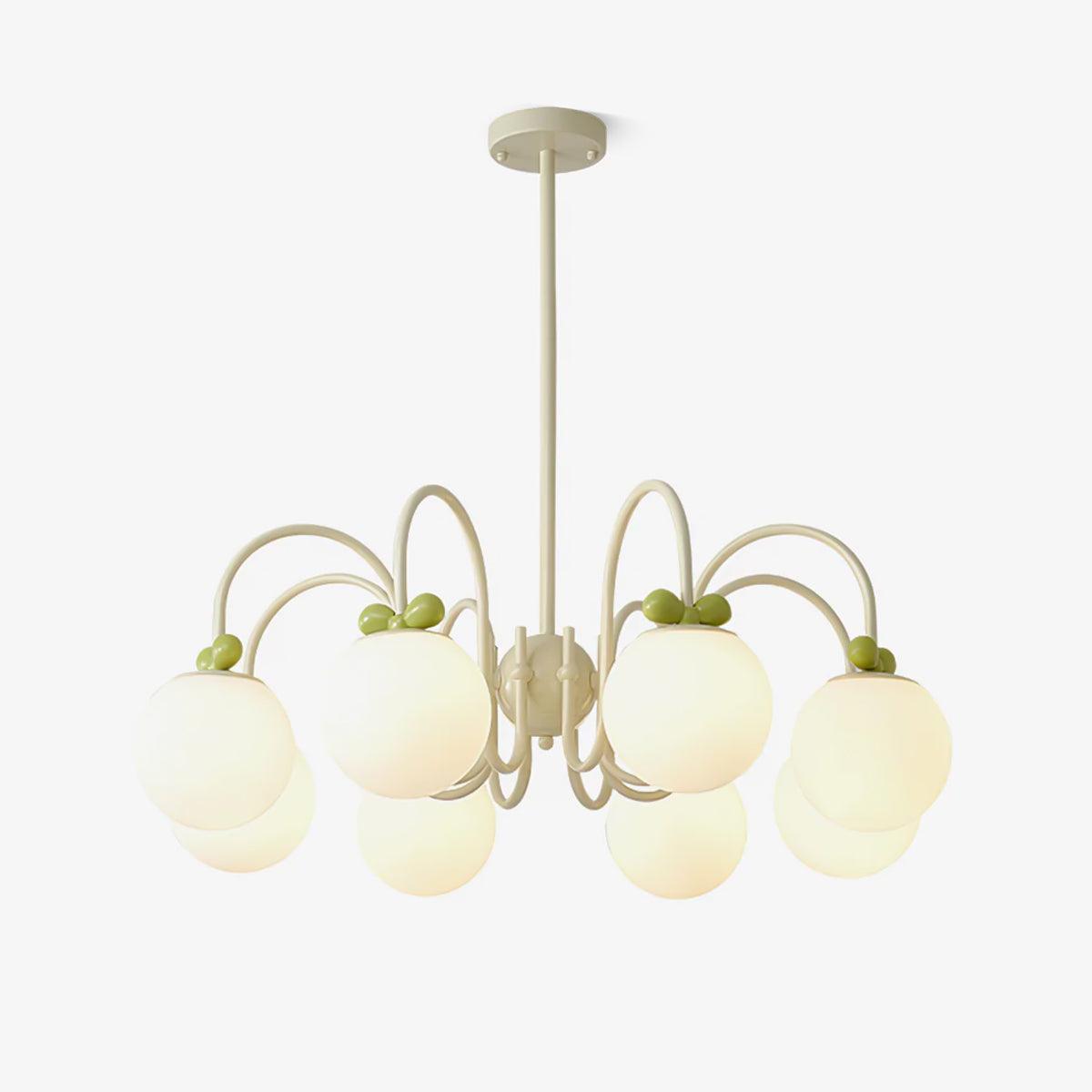 Cream Cherry Chandelier