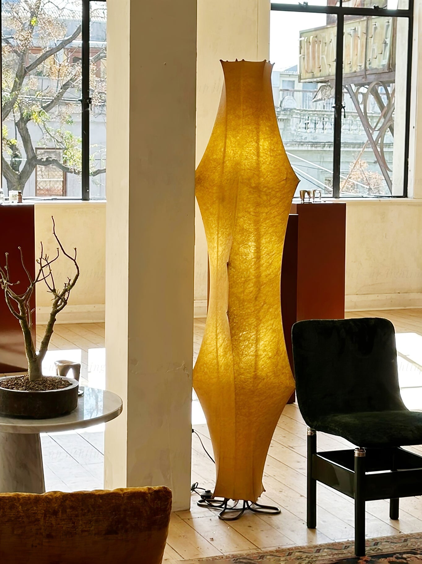 Twist Silk Floor Lamp