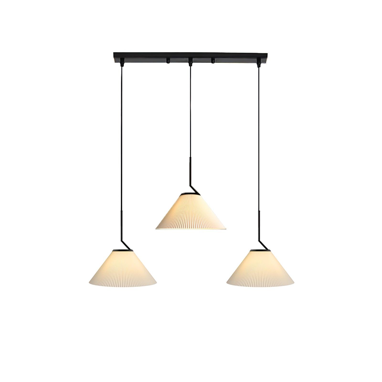 Pleated Skirt Pendant Light