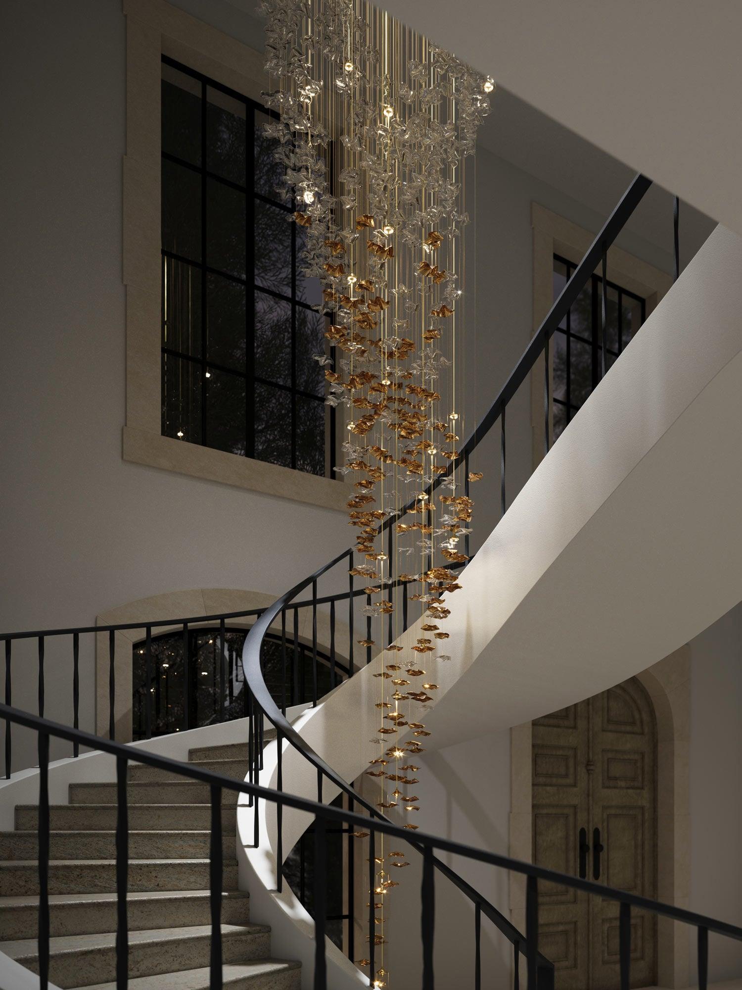 Tidal Stair Chandelier