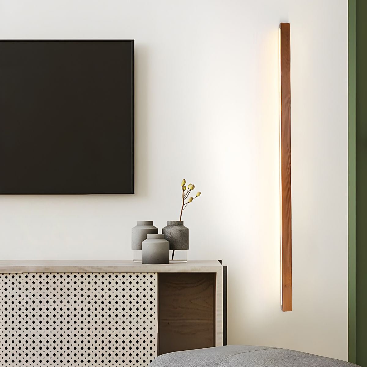 Arlo Linear Wood Wall Light