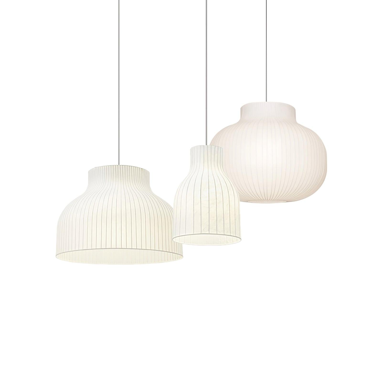 Serica Trio Silk Collection Pendant Lamp