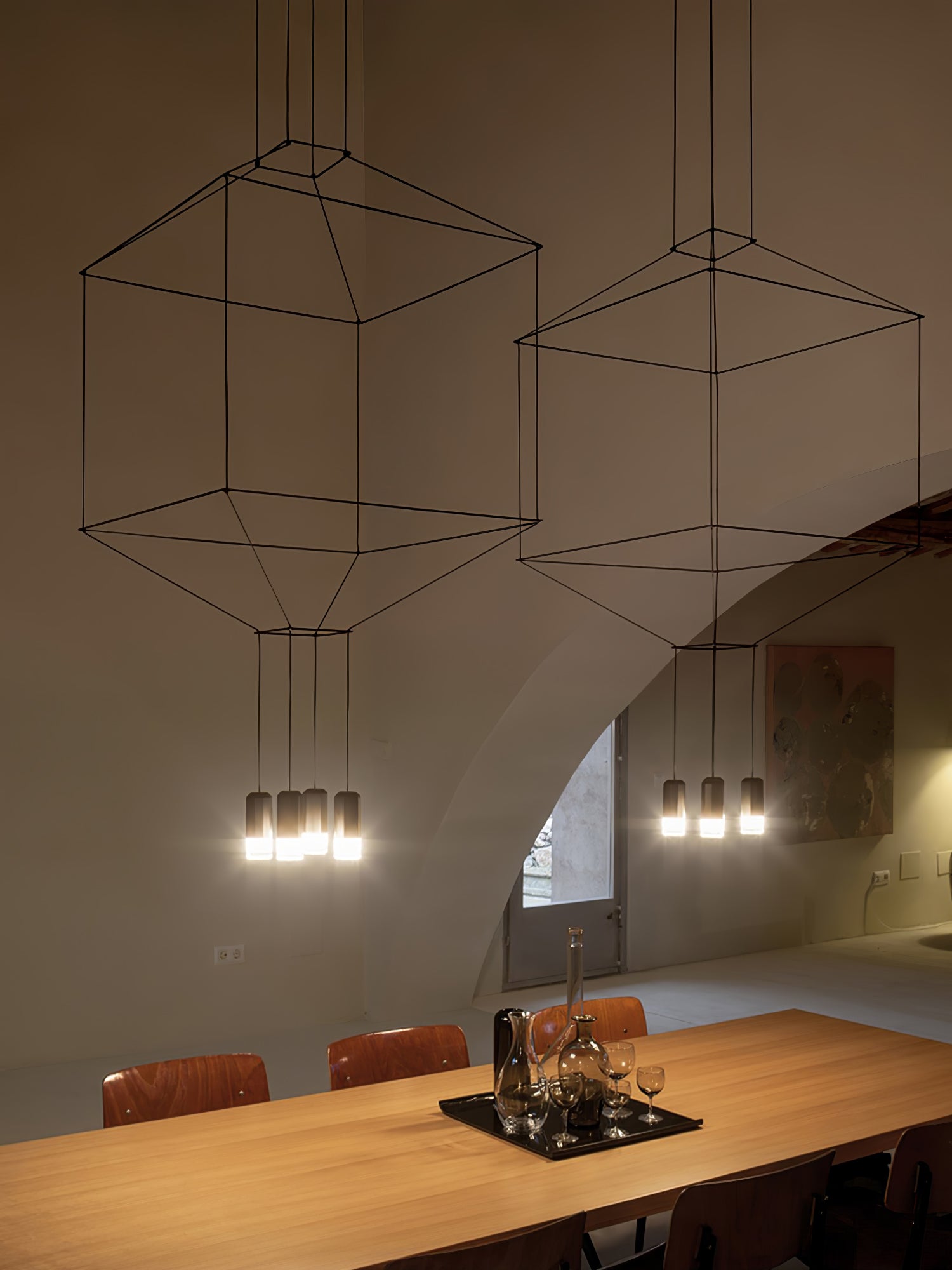 Geometric Lines Pendant Lamp