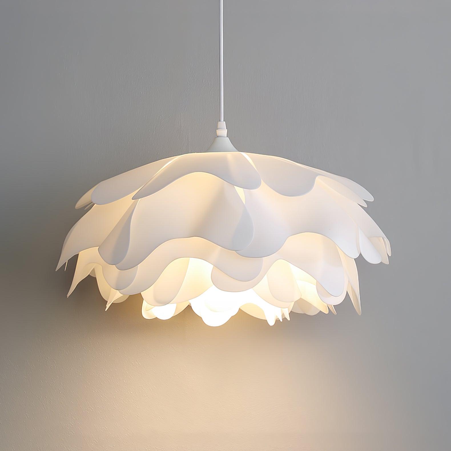 Flower Shaped White Pendant Lamp