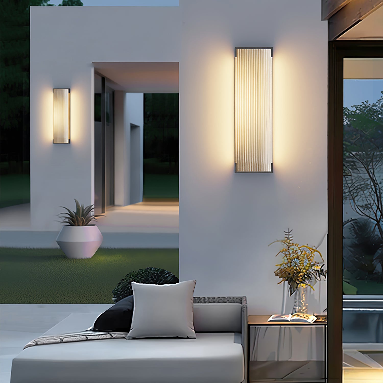 Rectangular Outdoor Wall Light