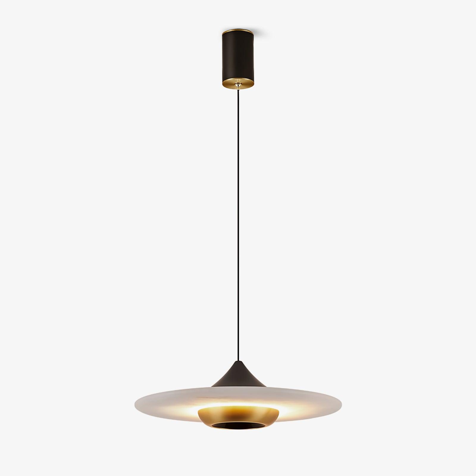 Flying Saucer Marble Pendant Lamp