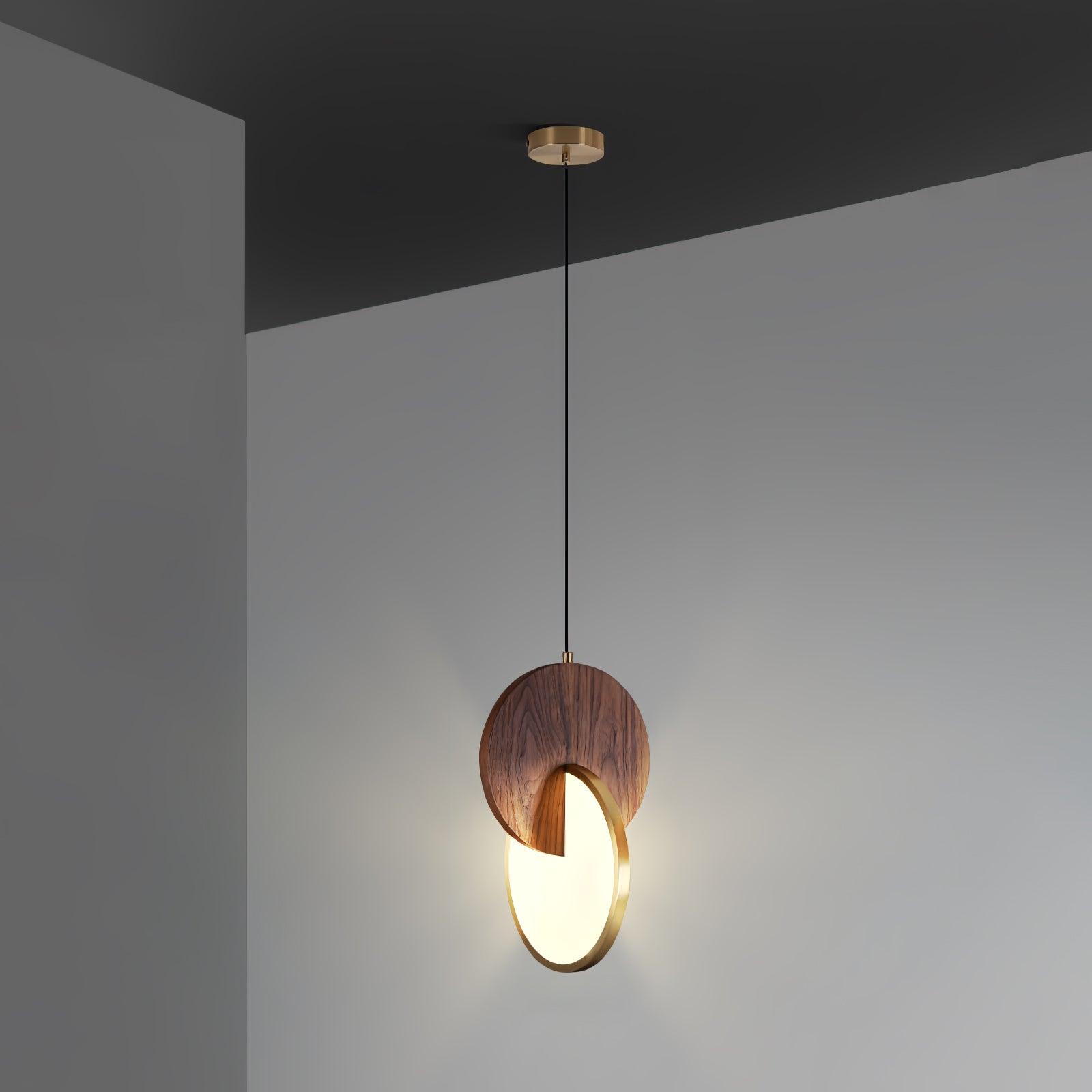 Double Disk Pendant Lamp